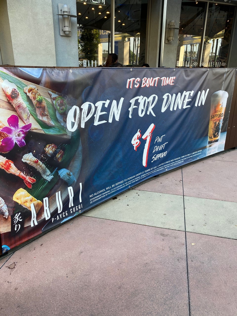 Aburi Sushi 8285 On the Mall, Buena Park