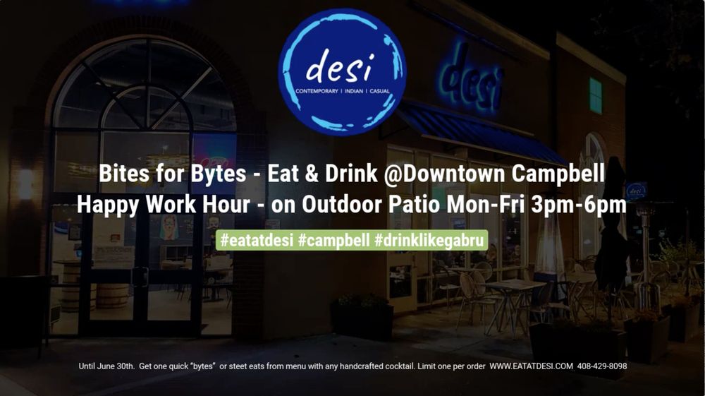 desi Contemporary | Indian | Casual 501 E Campbell Ave, Campbell