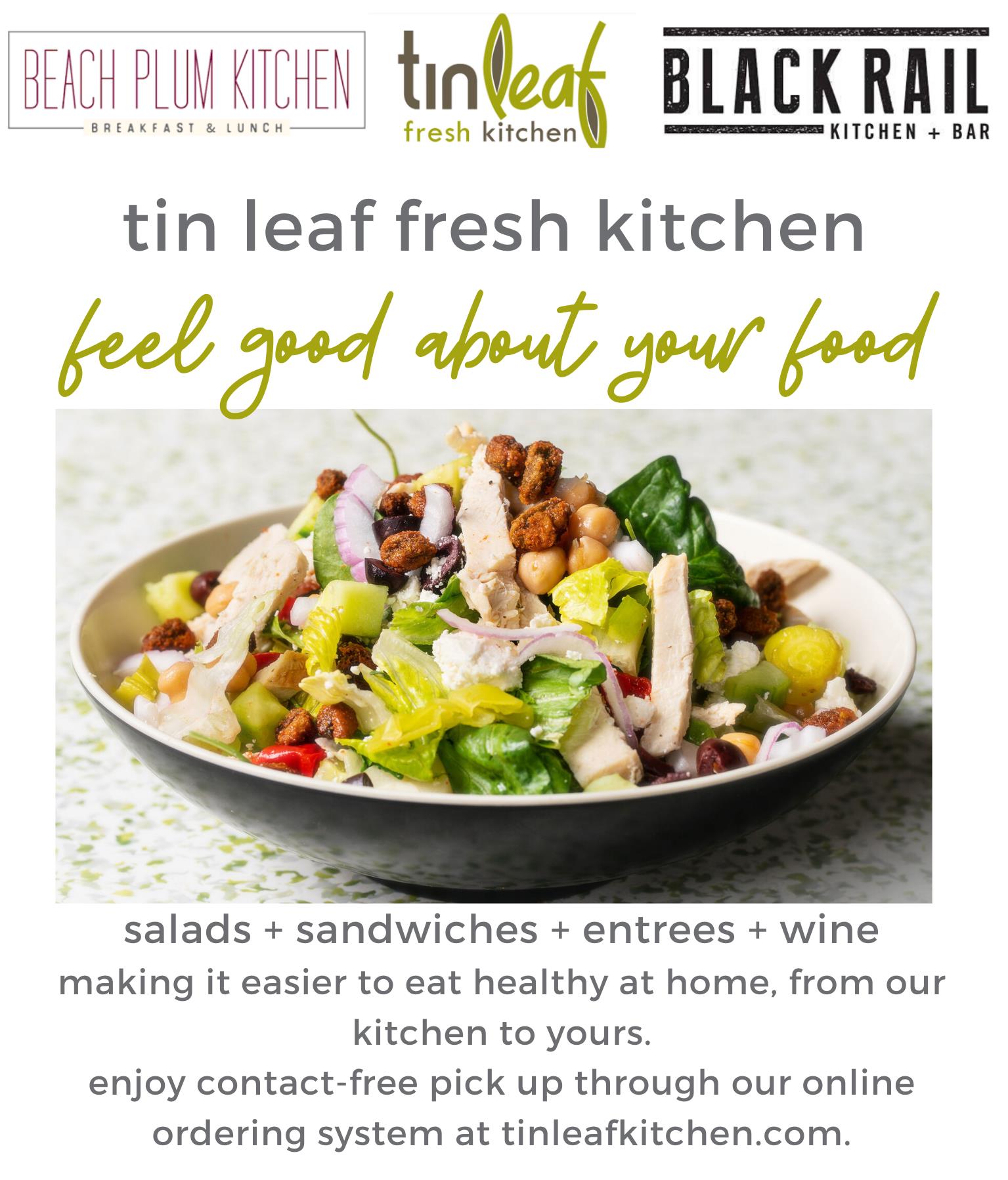 Tin Leaf Fresh Kitchen 6985 El Camino Real UNIT 108, Carlsbad
