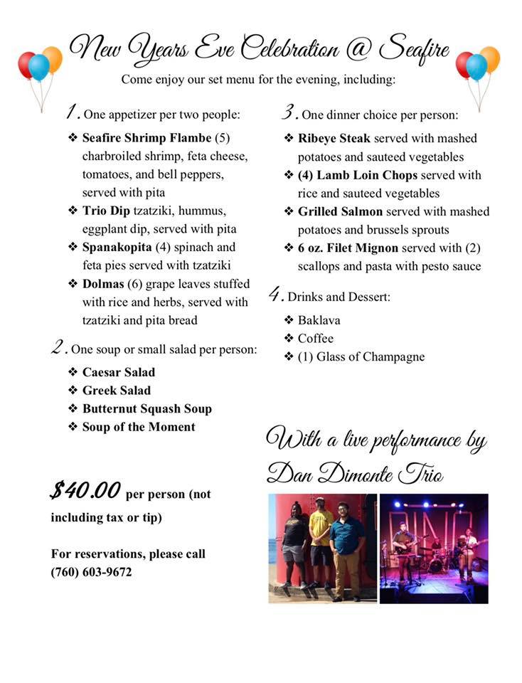 Seafire Restaurant & Bar 6030 Paseo Del Norte, Carlsbad