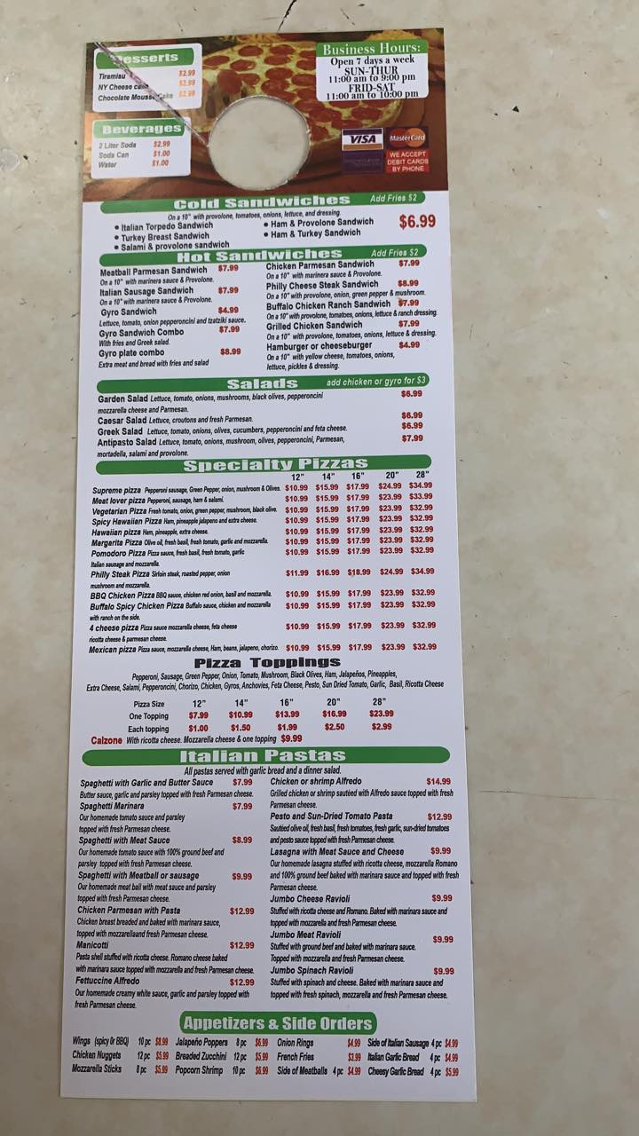 Liberty Giant Pizza 1419 Hilltop Dr # E, Chula Vista