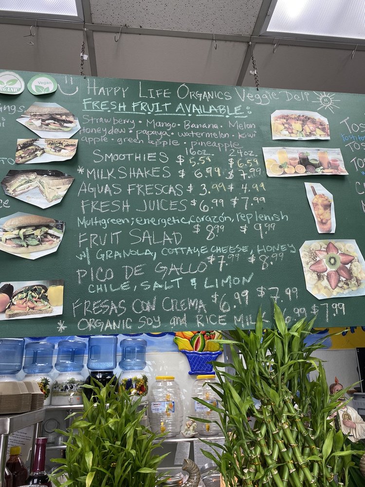 Happy Life Organics Veggie Deli 1215 Broadway Ste E, Chula Vista