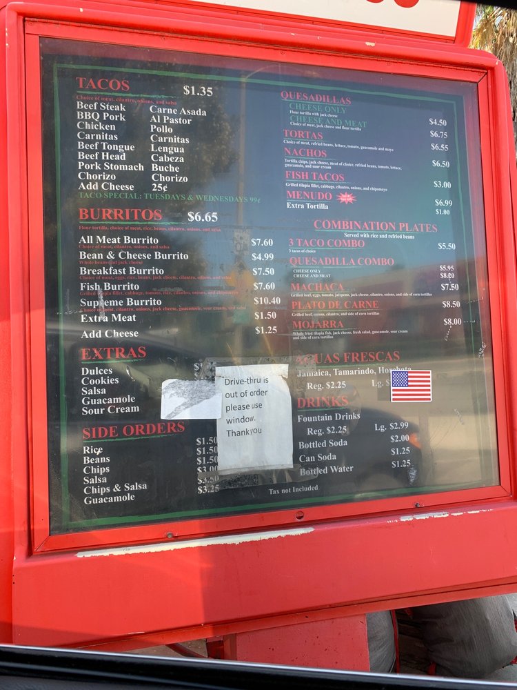 Taqueria Mexico 828 N Main St, Corona