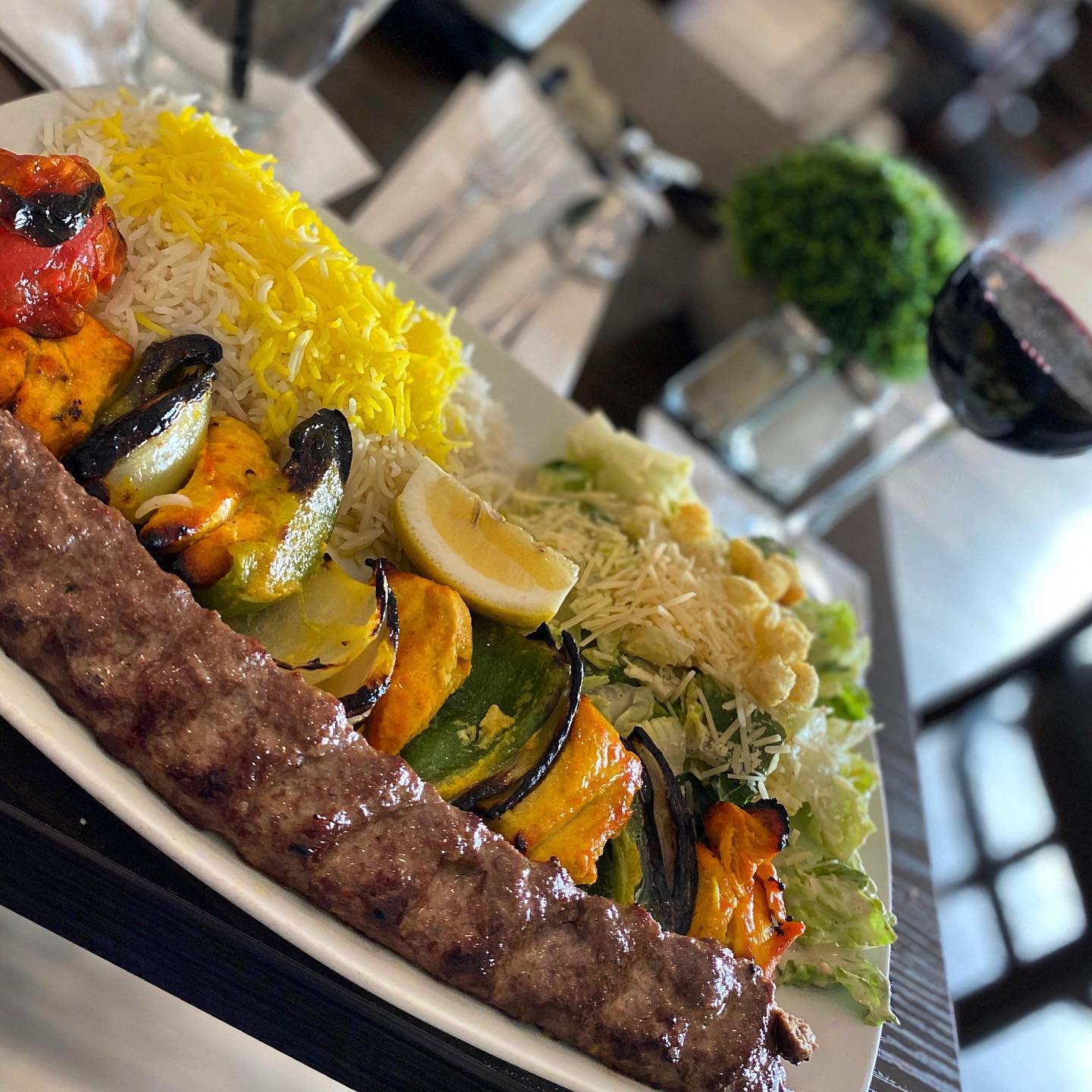 Basil Mediterranean Grill 1907 Harbor Blvd, Costa Mesa