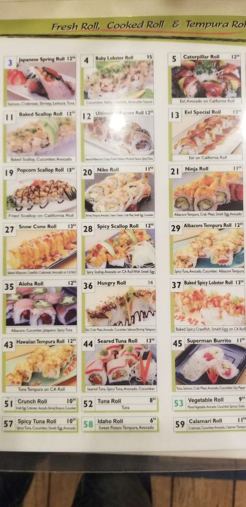 Niko Niko Sushi 2300 Harbor Blvd, Costa Mesa