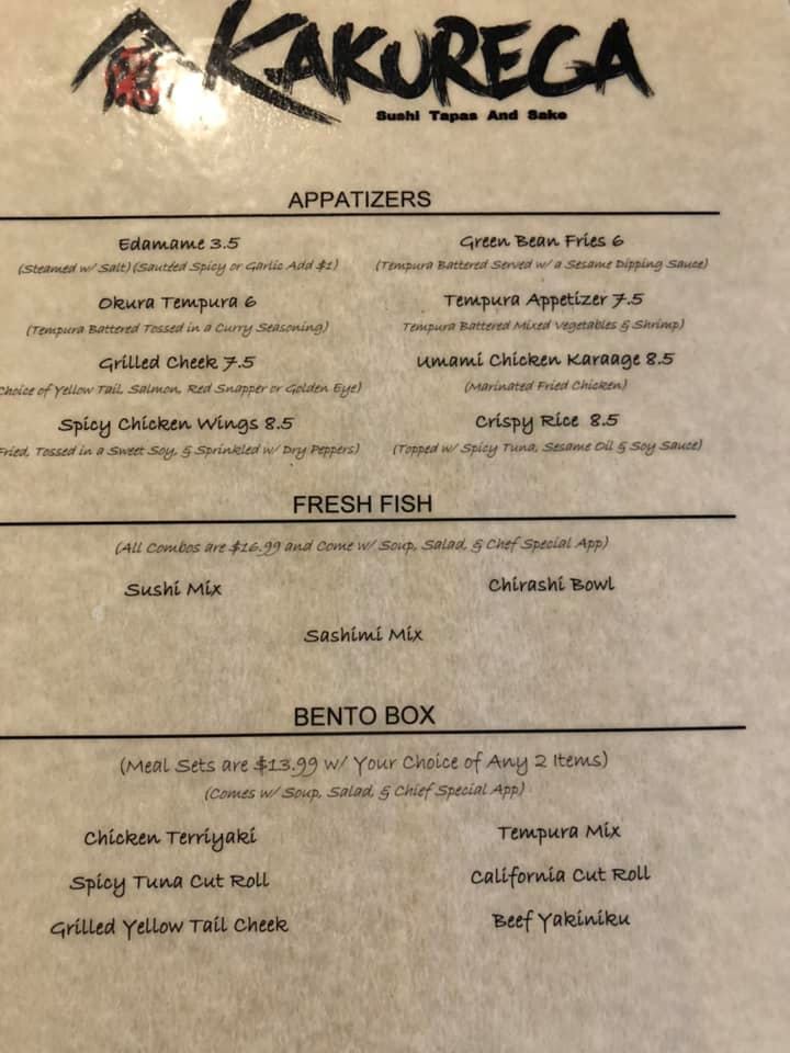 Kakurega: Sushi Tapas Sake 2574 Newport Blvd, Costa Mesa