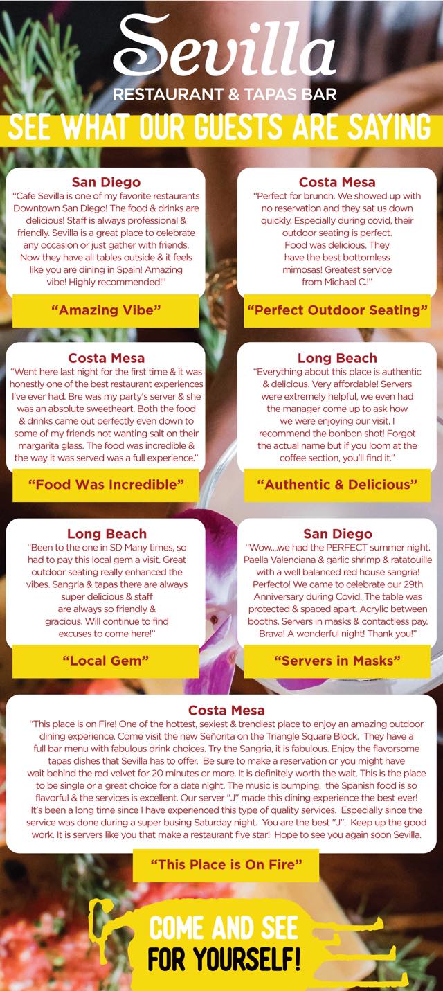 Cafe Sevilla of Costa Mesa 1870 Harbor Blvd, Costa Mesa