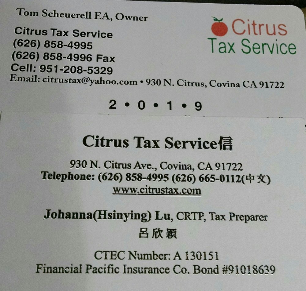 Citrus Tax