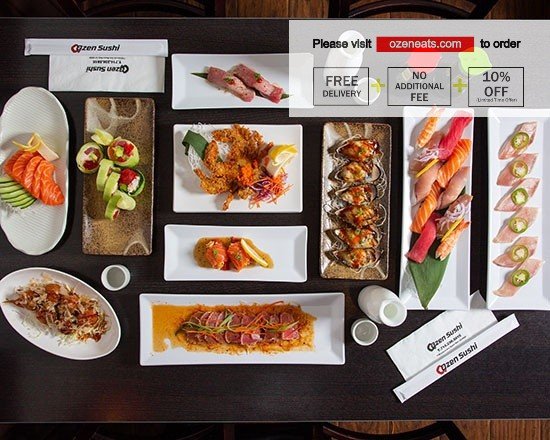 Ozen Sushi 10539 Valley View St, Cypress