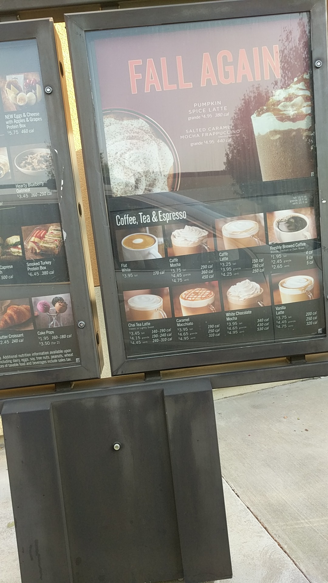 Starbucks Menu