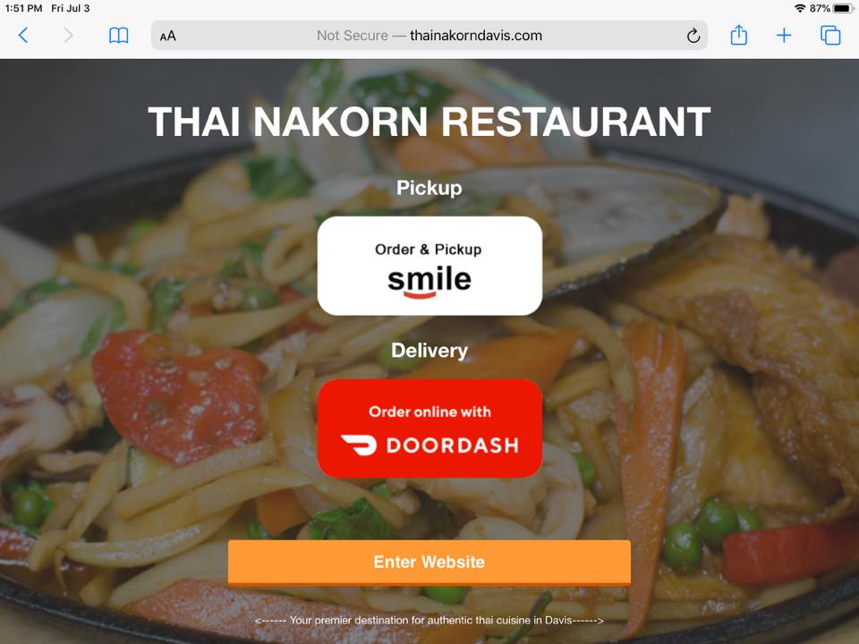 Thai Nakorn 424 G St, Davis