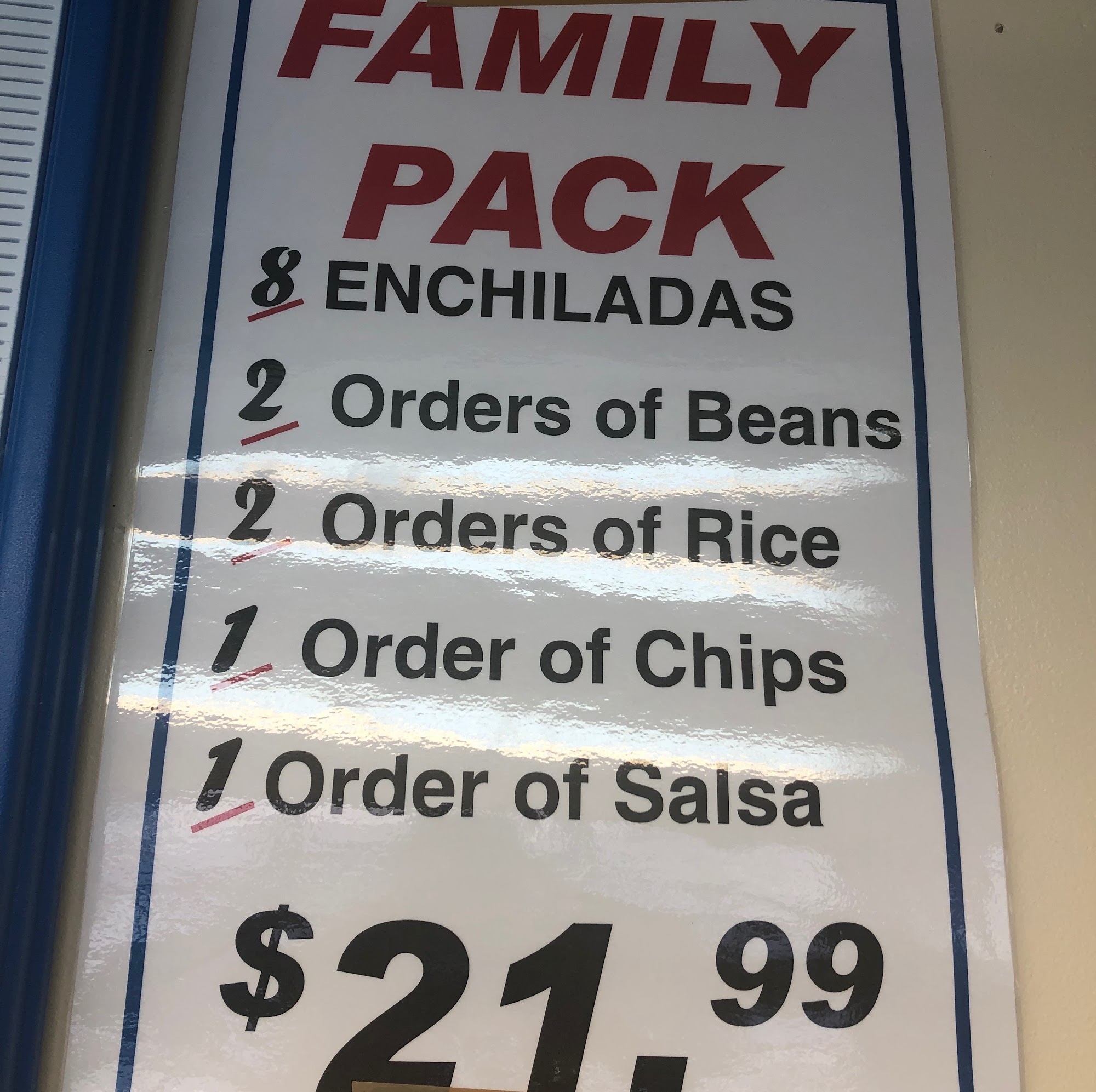 Lupe's Restaurant Menu