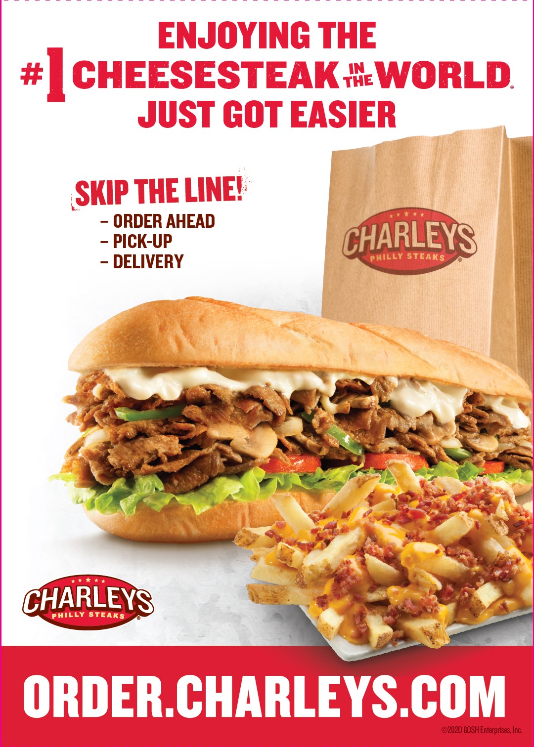 Charleys Cheesesteaks Menu