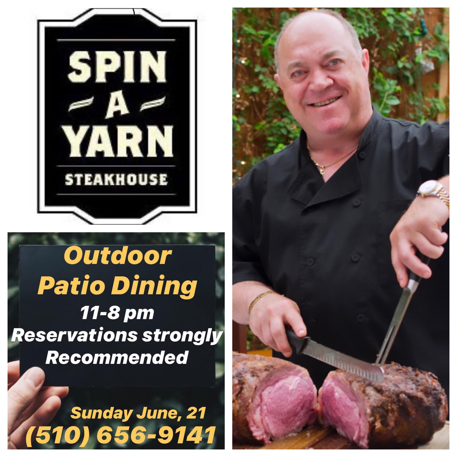 Spin A Yarn Steakhouse 45915 Warm Springs Blvd, Fremont