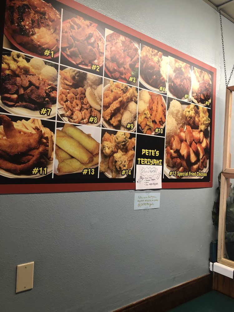 Pete's Teriyaki House 2738 W Shaw Ave, Fresno
