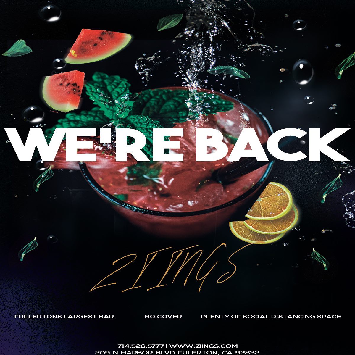 Ziings Bistro & Bar 209 N Harbor Blvd, Fullerton