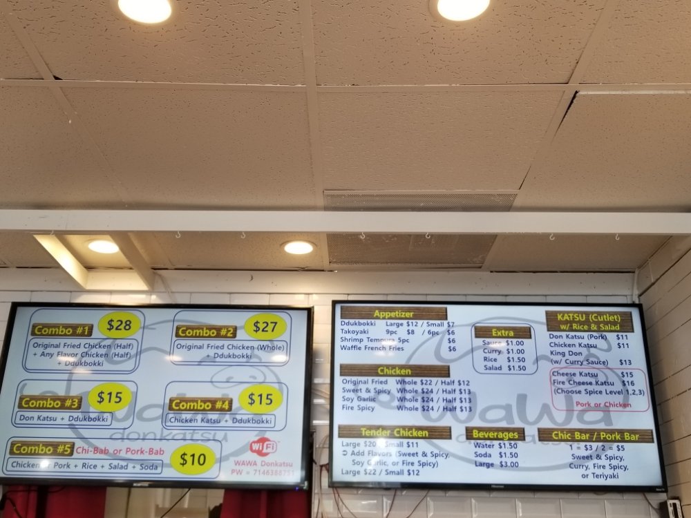 WAWA 757 Chicken & Donkatsu 9562 Garden Grove Blvd #G, Garden Grove