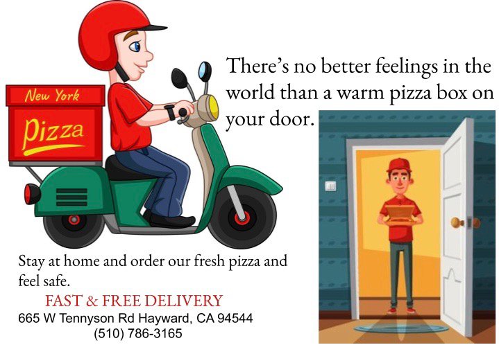 New York Pizza 665 W Tennyson Rd, Hayward