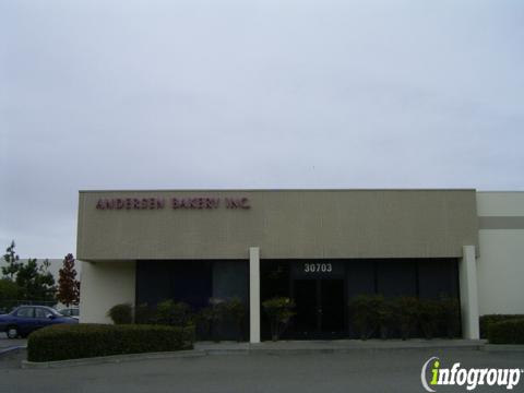 Andersen Bakery Inc 30703 San Clemente St, Hayward