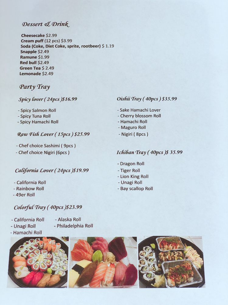 Oishii Sushi 26033 Eden Landing Rd, Hayward