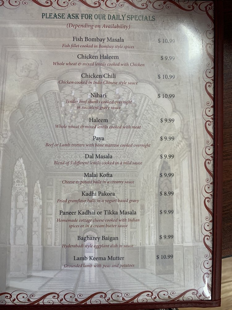 Mughal Restaurant 24989 Santa Clara St, Hayward