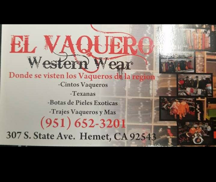 El Vaquero Western Wear