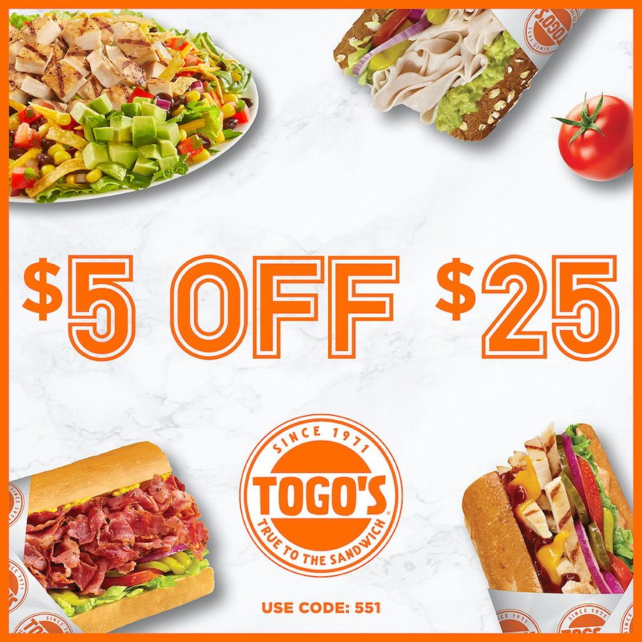 TOGO'S Sandwiches Bldg 3, 7101 Yorktown Ave Ste 108, Huntington Beach