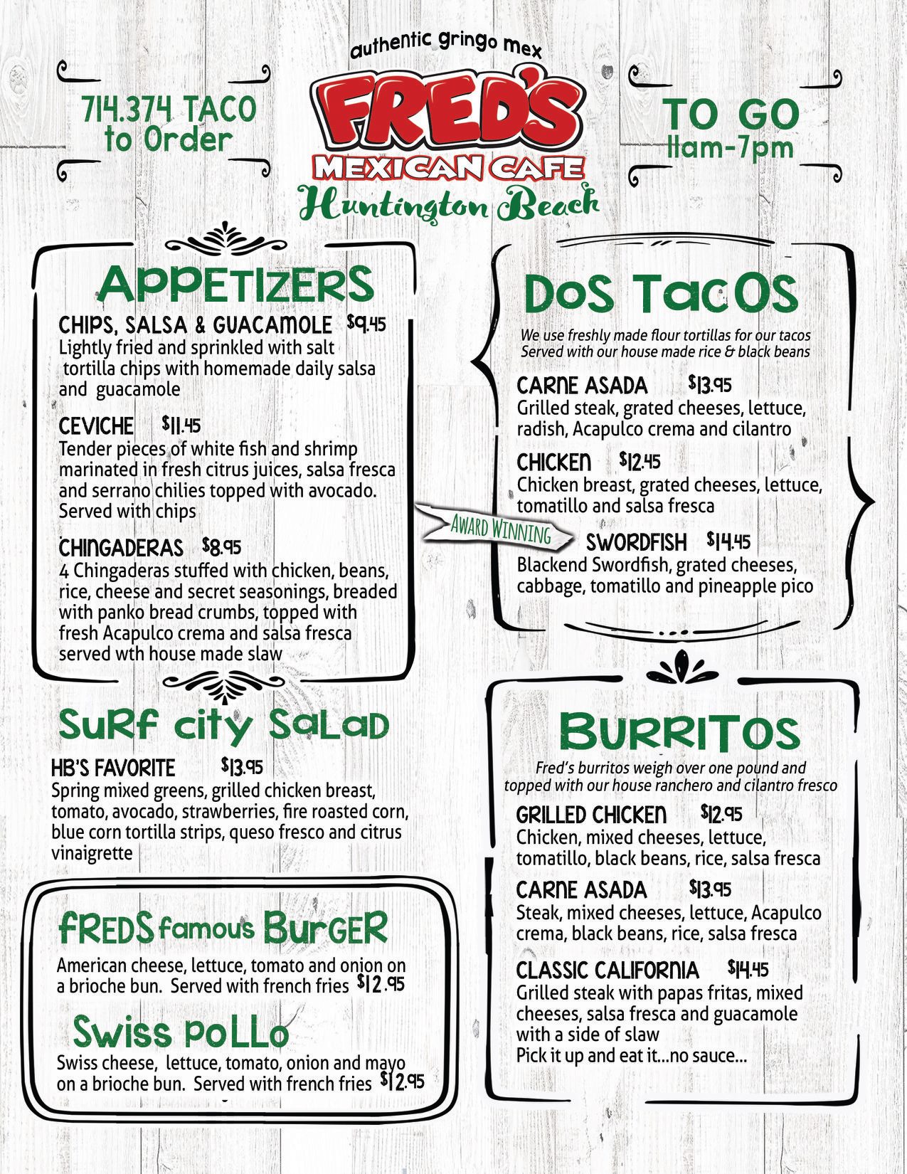 Fred's Mexican Cafe & Cantina 300 CA-1, Huntington Beach