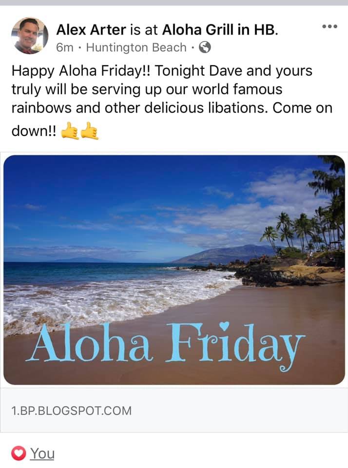 Aloha Grill 221 Main St #F, Huntington Beach