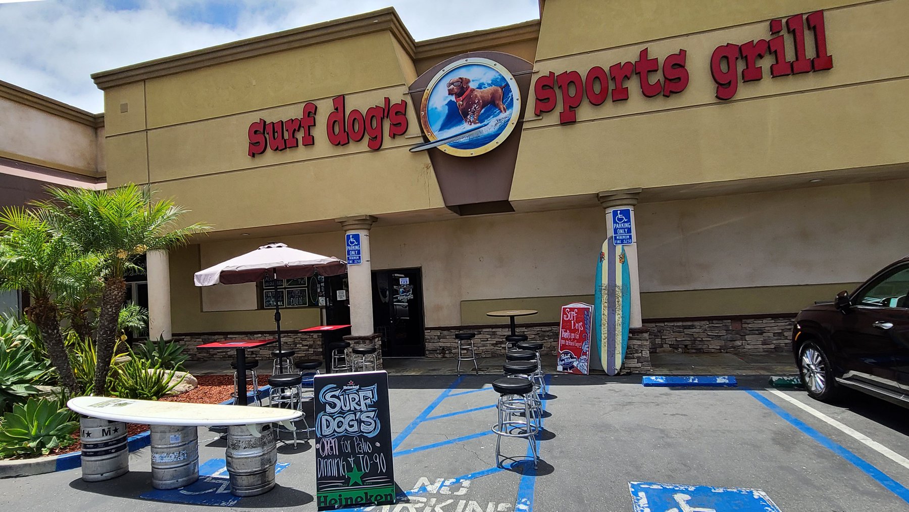 Surf Dog's Sports Grill 5932 Warner Ave, Huntington Beach