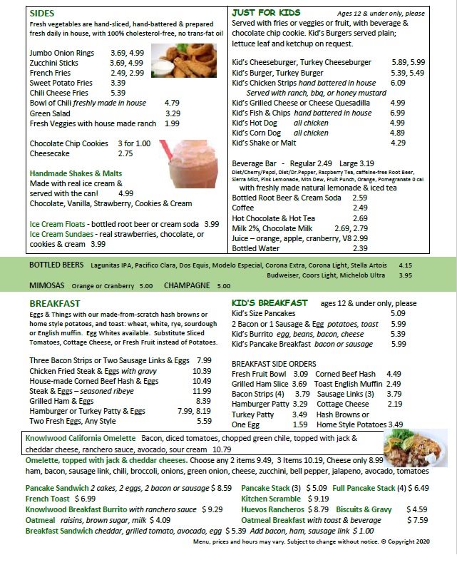 Knowlwood Restaurant 14952 Sand Canyon Ave, Irvine