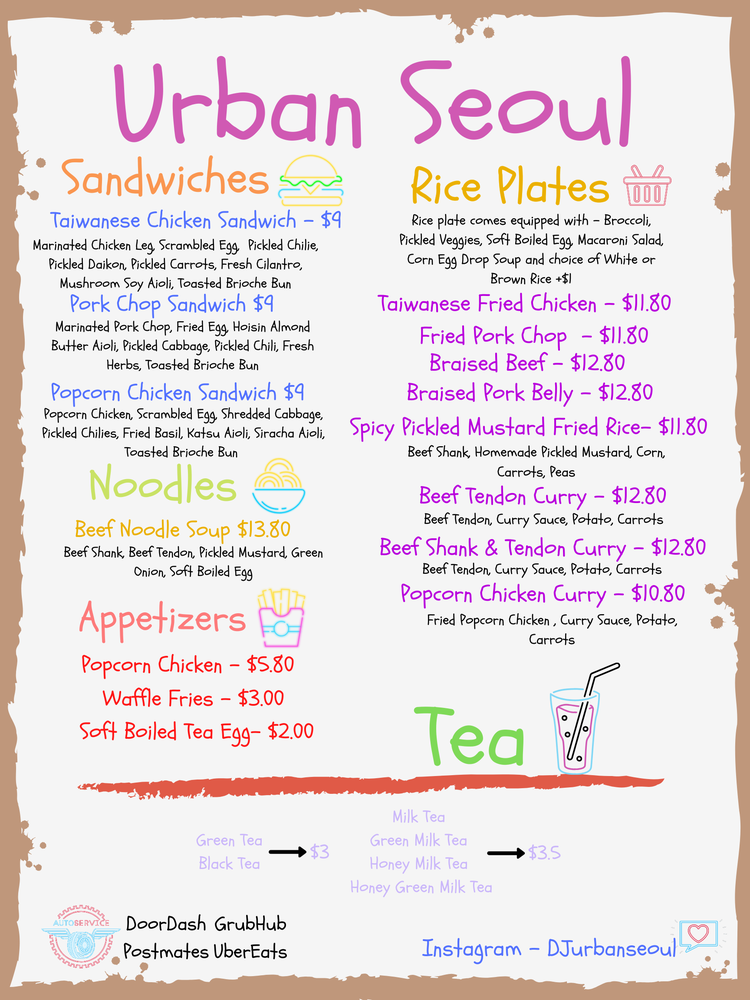 Urban Seoul Restaurant 2750 Alton Pkwy, Irvine