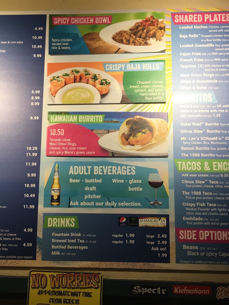 Wahoo's Fish Tacos 715 Spectrum Center Dr, Irvine