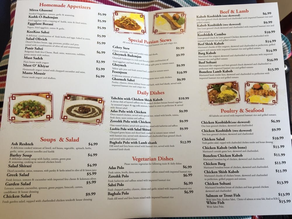 Mariotti's Café Menu