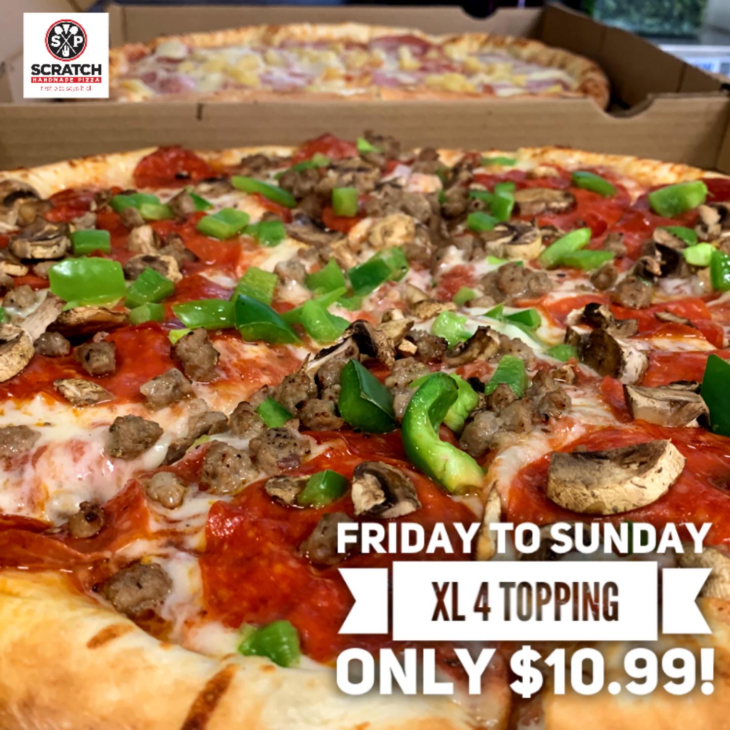 Scratch Pizza 10988 Bellegrave Ave #101, Jurupa Valley