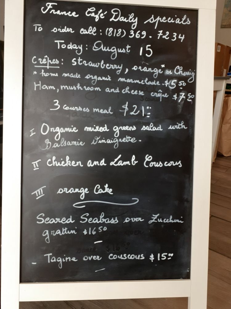 France Cafe, llc 3436 A Foothill Blvd, La Crescenta-Montrose