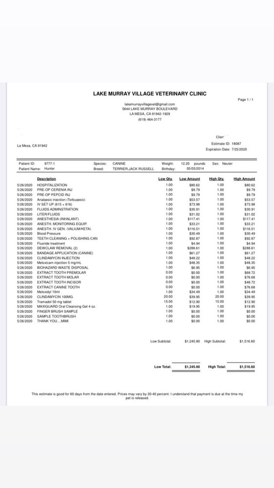 Lake Murray Village Vet Clinic La Mesa