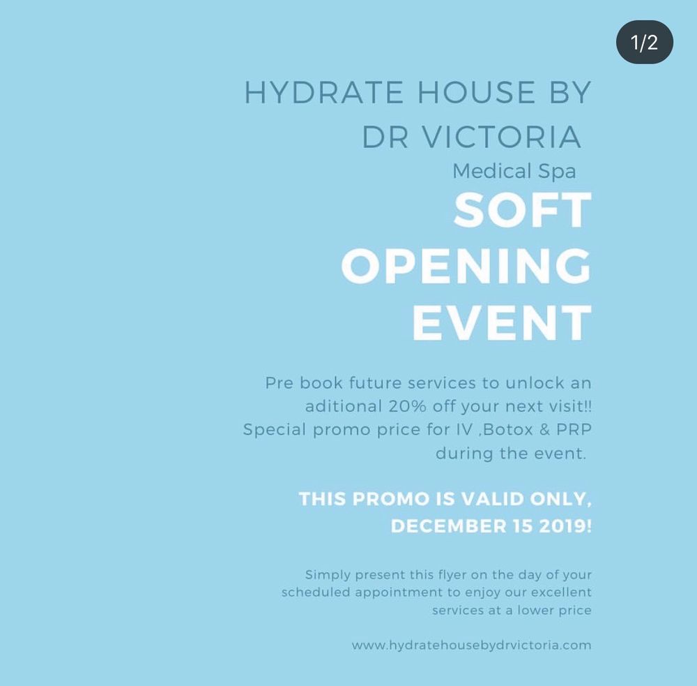 Hydrate House Medical Spa By Dr Victoria 5451 La Palma Ave #15, La Palma California 90623