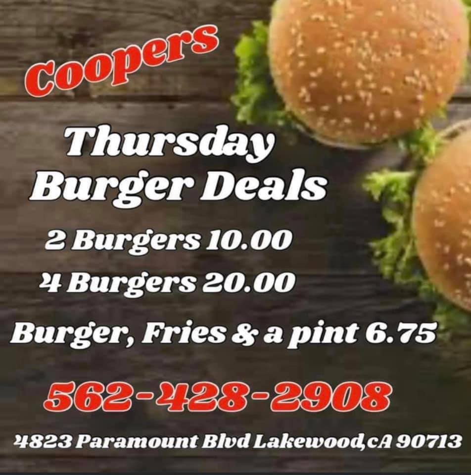 Coopers House of Brew Masters 4823 Paramount Blvd, Lakewood