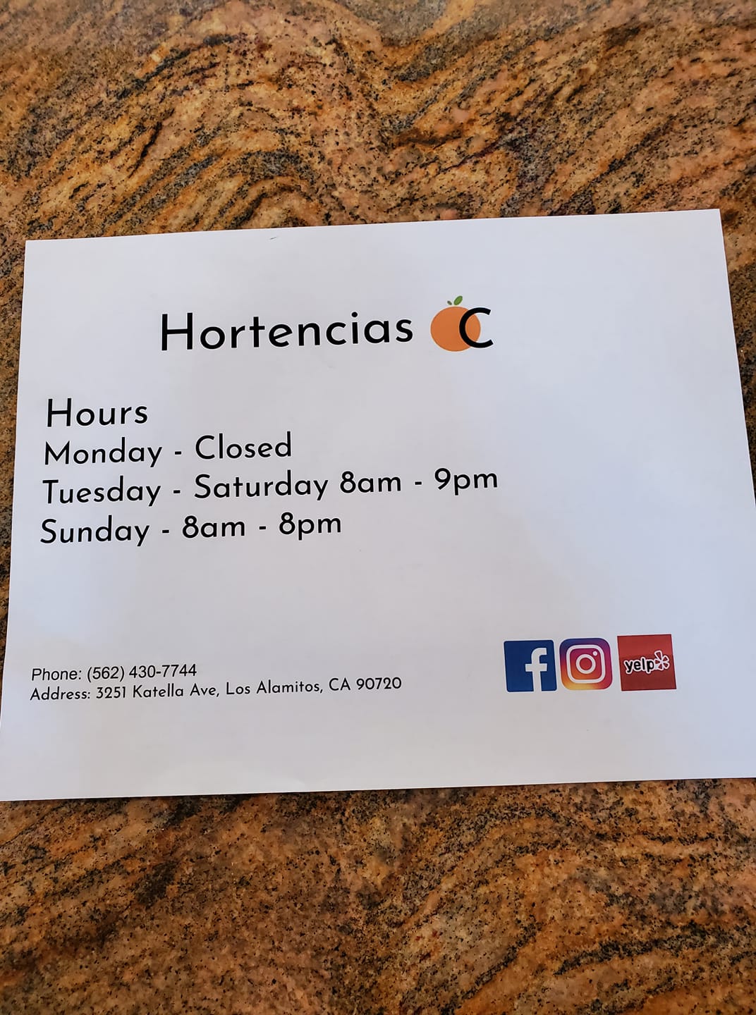 Hortencias OC Mexican grill 3251 Katella Ave, Los Alamitos