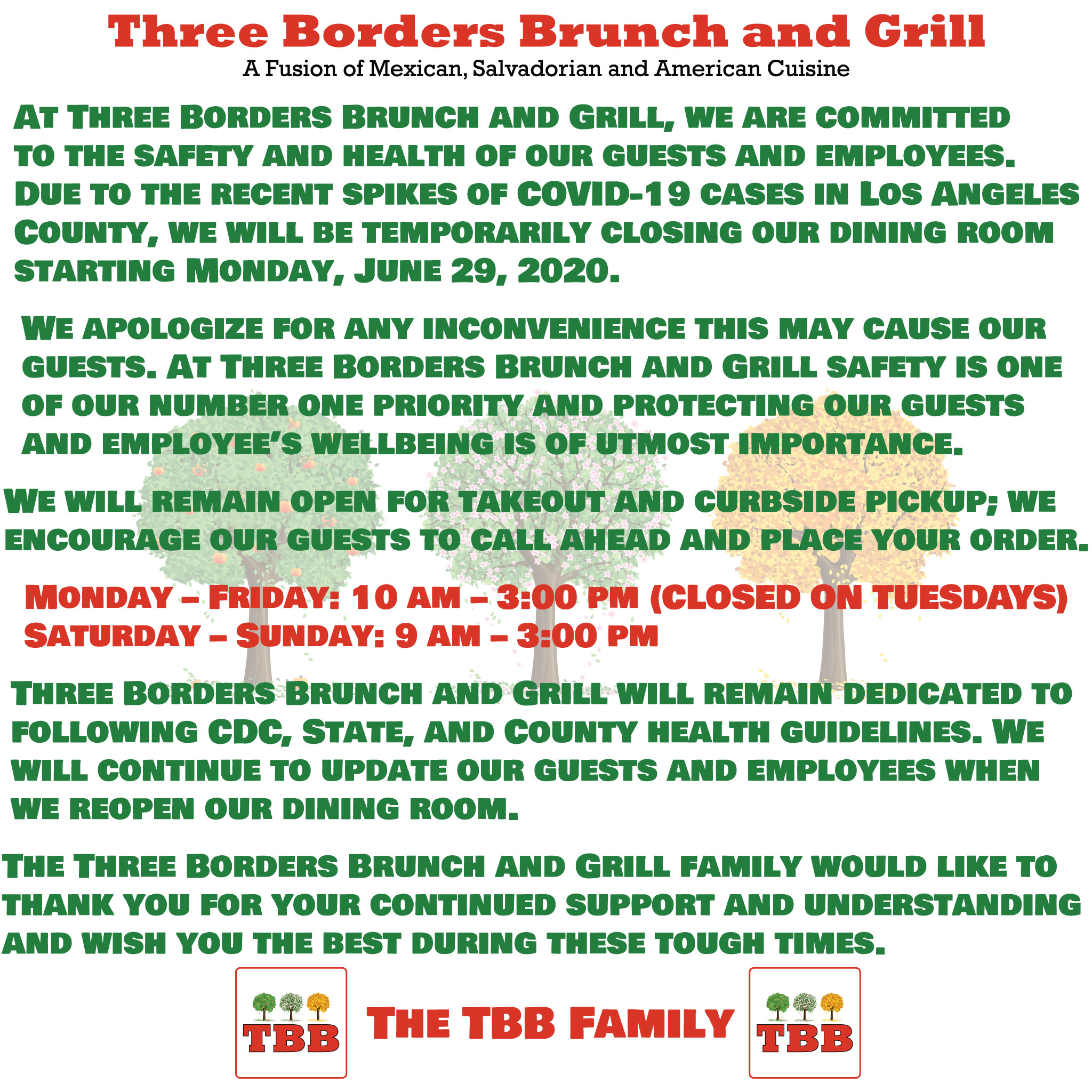 Three Borders Brunch & Grill 5269 W Olympic Blvd, Los Angeles