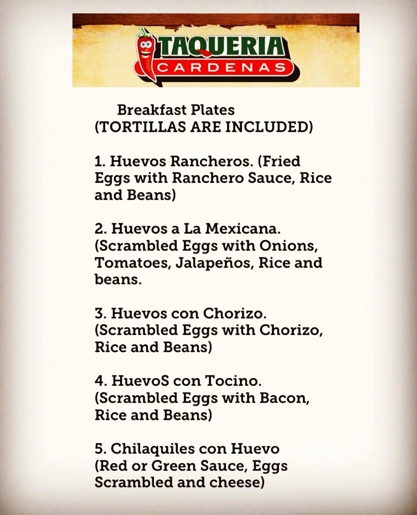 Taqueria Cardenas 1017 J St, Modesto