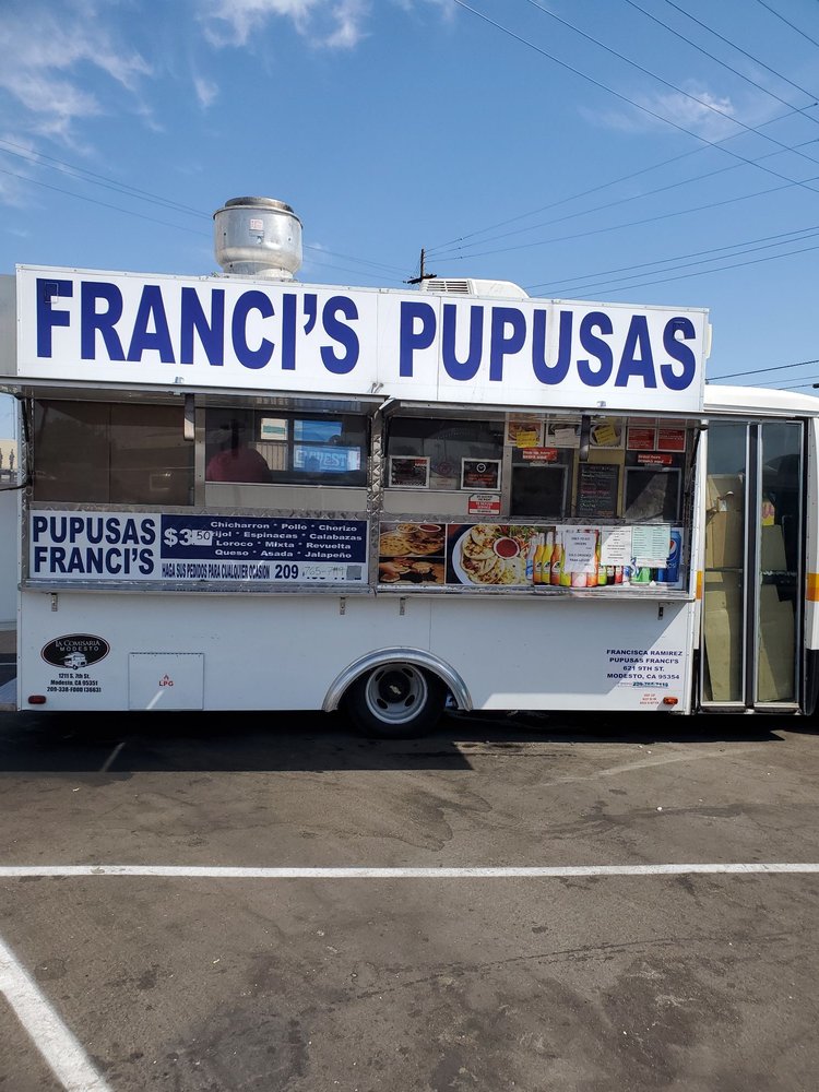 Francis Pupusas Modesto Grub Hubs 9th st and, G St, Modesto