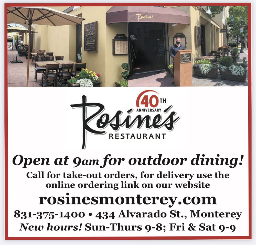 Rosine's Restaurant 434 Alvarado St, Monterey
