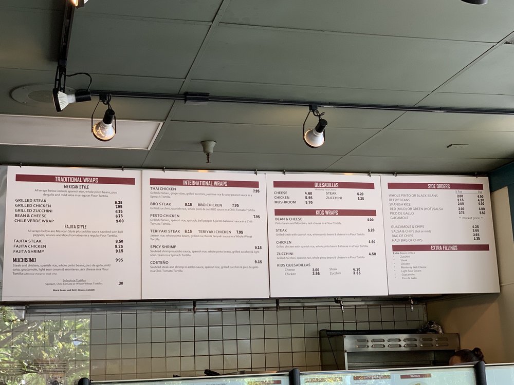 Mucho Wraps 1375 Moraga Way B, Moraga