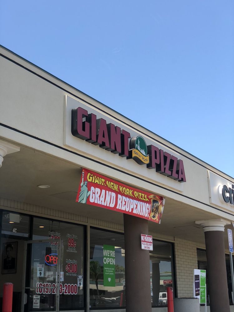 Giant New York Pizza 4 Euclid Ave, National City