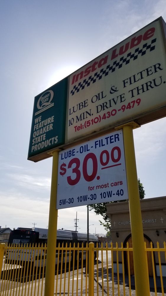 Insta Lube 10 Min. Oil Change