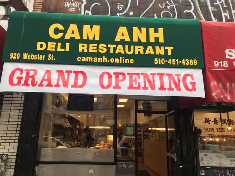 CAM ANH DELI RESTAURANT 920 Webster St, Oakland