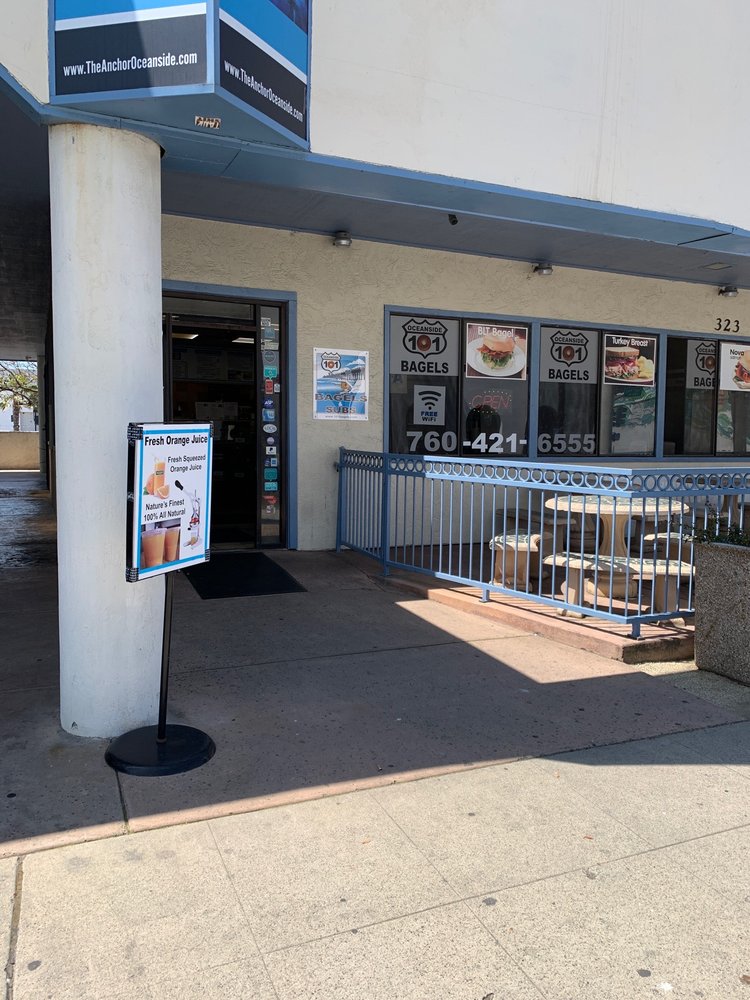 101 Bagels & subs 323 N Coast Hwy suite C, Oceanside