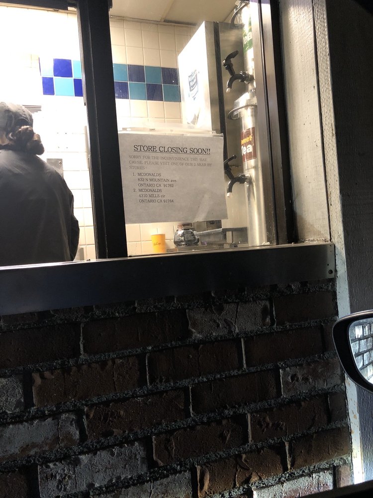 McDonald's 1107 E 4th St, Ontario